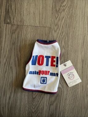 VOTE! Make Your Mark Pet Tee - Red, White & Blue